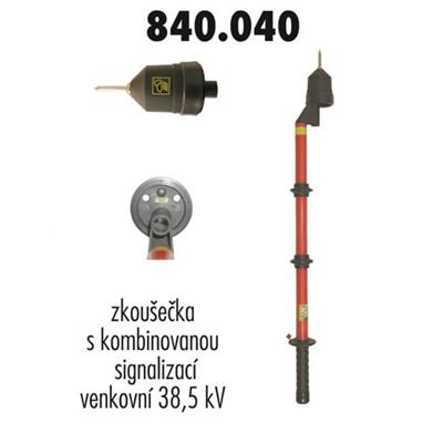 Zkoušečka 38,5 kV venkovní kombinovaná signalizace