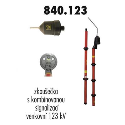 Zkoušečka 123 kV venkovní kombinovaná signalizace