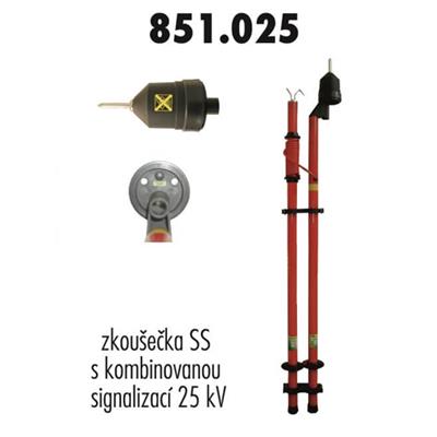 Zkoušečka, kombinovaná signalizace 25 kV