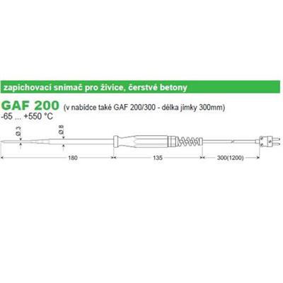 GAF200 zapichovací snímač