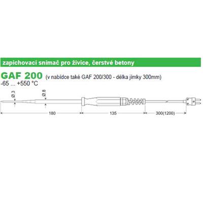 GAF200/300 zapichovací snímač