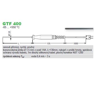 GTF 400 ponorný snímač